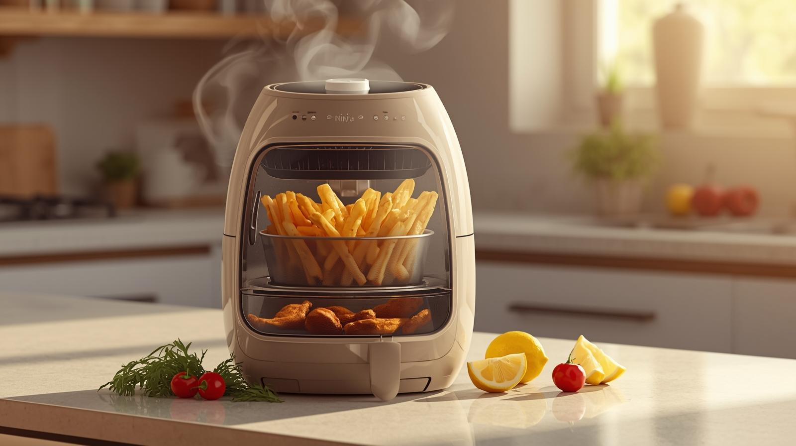 Read more about the article Ninja Crispi Air Fryer Review (FN101ST): Tiny Footprint, Big Power